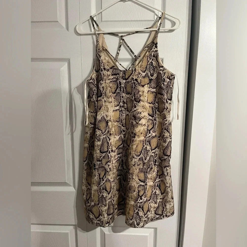 NWT She + Sky Boutique Snakeskin Dress Size Small